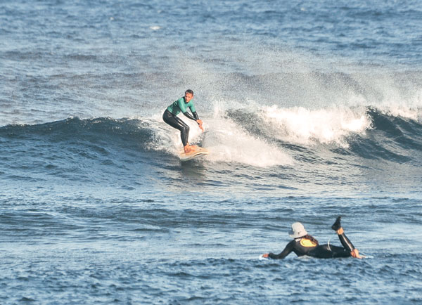Auch für Fortgeschrittene Surfer bieten wir noch Surfcoaching Kurse an